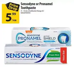 Co-op Sensodyne or Pronamel Toothpaste offer