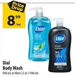 Co-op Dial Body Wash or Men's 3-in-1 offer