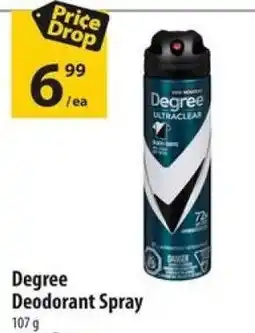 Co-op Degree Deodorant Spray offer