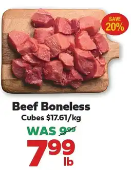 Iqbal Foods Beef Boneless Cubes offer