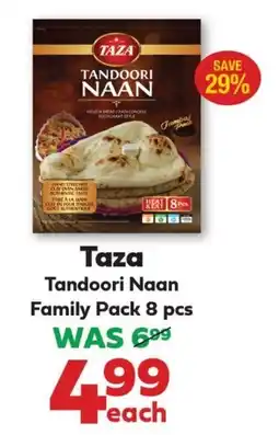 Iqbal Foods Taza Tandoori Naan Family Pack offer