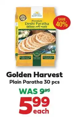 Iqbal Foods Golden Harvest Plain Paratha offer