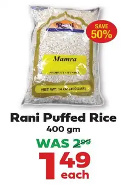 Iqbal Foods Rani Puffed Rice offer