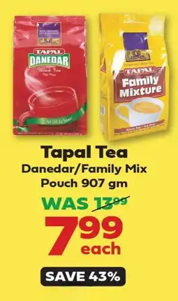 Iqbal Foods Tapal Tea Danedar/ Family Mix Pouch offer
