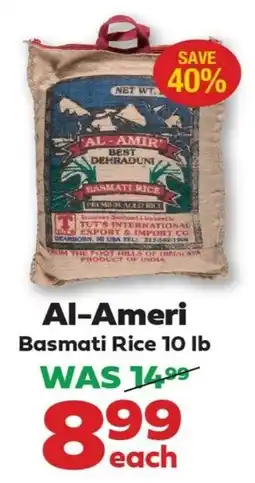Iqbal Foods Al-Ameri Basmati Rice offer