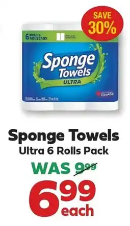 Iqbal Foods Sponge Towels Ultra 6 Rolls offer