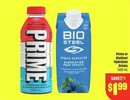 FreshCo Prime or BioSteel Hydration Drinks offer
