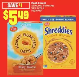 FreshCo Post Cereal offer