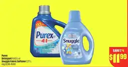 FreshCo Purex Detergent or Snuggle Fabric Softener offer