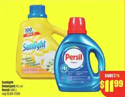 FreshCo Sunlight Detergent or Persil offer