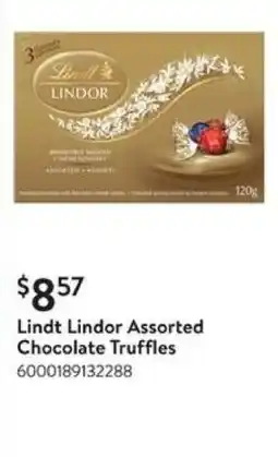 Walmart Lindt Lindor Assorted Chocolate Truffles offer
