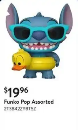 Walmart Funko Pop Assorted offer