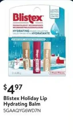 Walmart Blistex Holiday Lip Hydrating Balm offer