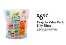Walmart Crayola Value Pack Silly Slime offer