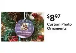 Walmart Custom Photo Ornaments offer