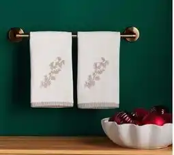 Walmart Holiday Time hand towel set offer