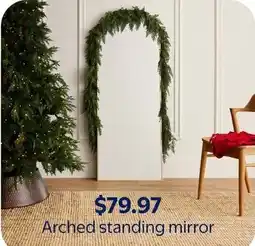 Walmart Arched standing mirror offer