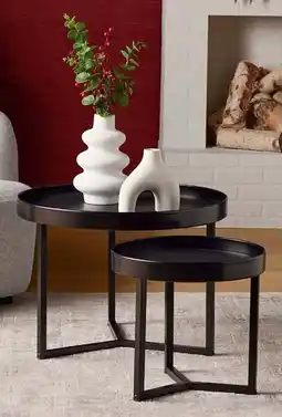 Walmart Anko Noir coffee table set offer
