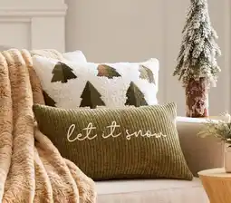 Walmart Bouclair embroidered cushion offer