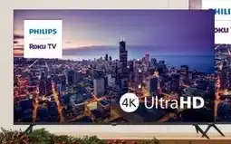 Walmart Philips 50" 4K UHD LED Roku TV offer