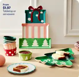 Walmart Tabletop or serveware offer