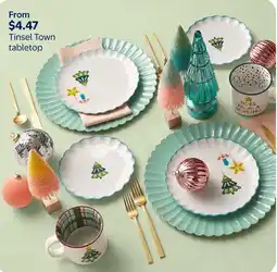 Walmart Tinsel Town tabletop offer