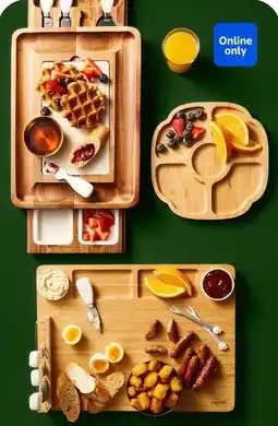 Walmart Hecef bamboo cheese board set offer