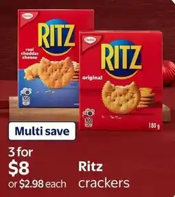 Walmart Ritz crackers offer