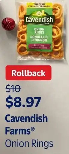 Walmart Cavendish Farms Onion Rings offer
