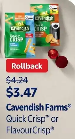 Walmart Cavendish Farms Quick Crisp or FlavourCrisp offer