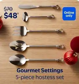 Walmart Gourmet Settings hostess set offer