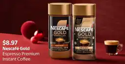 Walmart Nescafé Gold Espresso Premium Instant Coffee offer