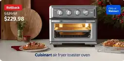 Walmart Cuisinart air fryer toaster oven offer