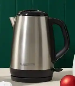 Walmart Black+Decker stainless steel electric kettle offer