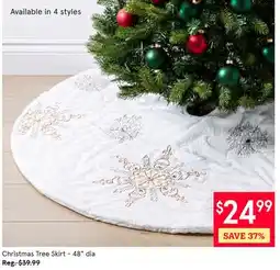 Kitchen Stuff Plus Christmas Tree Skirt-48 dia offer