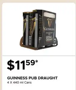 The Beer Store GUINNESS PUB DRAUGHT offer