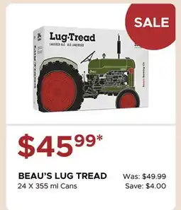 The Beer Store BEAU'S LUG TREAD offer