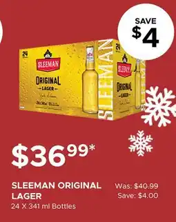 The Beer Store Sleeman Original Lager offer