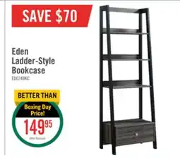 The Brick Eden 24 Ladder Style Open Bookcase with Drawer - Grey offer