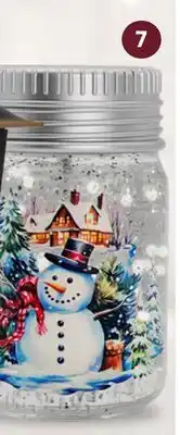 Stokes Snowman In Jar LED Water Globe offer