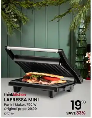 Stokes LAPRESSA MINI Panini Maker, 750 W offer