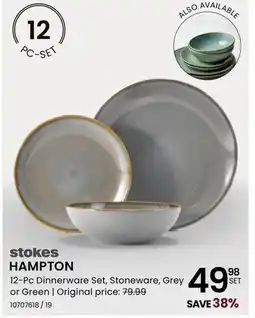 Stokes HAMPTON 12-Pc Dinnerware Set offer