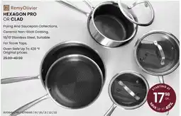 Stokes HEXAGON PRO OR CLAD Frying And Saucepan Collections offer