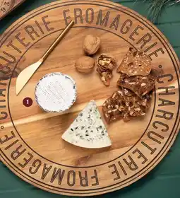 Stokes Diversity: Round Serving Board, Chinese Teakwood offer