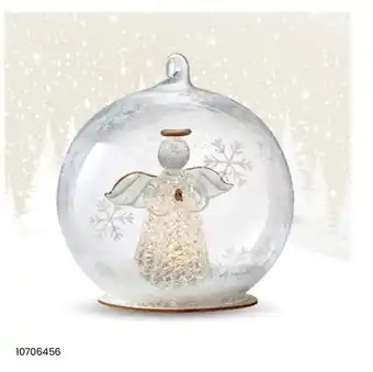 Stokes Better Living LED Neon Santa Glass Ornament offer