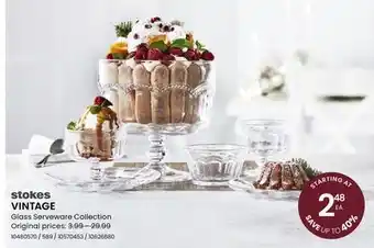 Stokes VINTAGE offer