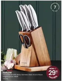 Stokes HARLOW 7-Pc Knife Set With Block offer