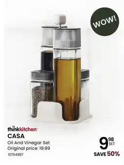 Stokes CASA Oil And Vinegar Set offer
