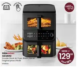 Stokes GEMINI Double Stack Air Fryer, Black ,1700 W offer