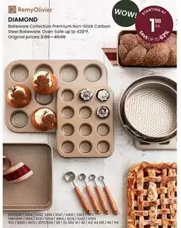 Stokes DIAMOND Bakeware Collection Premium Non-Stick Carbon Steel Bakeware offer